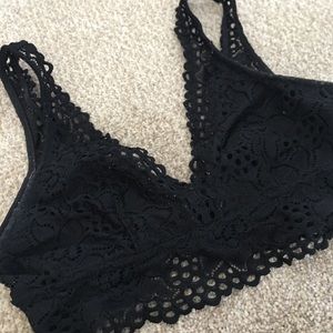Aerie black bralette